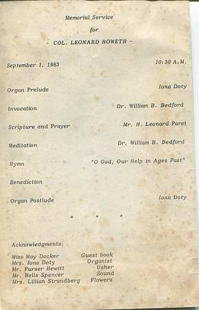 Uncle leonard memorial 2