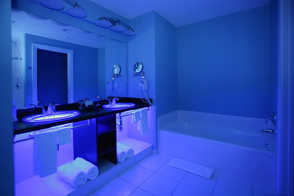Blue lit studio bath 5-2008#2-2290fw